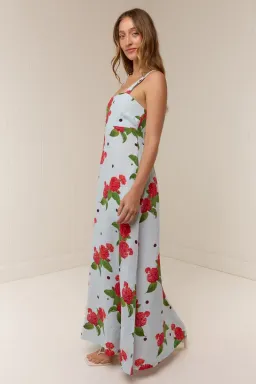 Palm Noosa Belle Maxi Dress Sky Garden Blue Size 8 for rent on The Volte - image 2