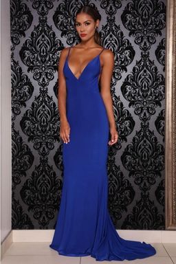 Abyss by Abby Chile dress in blue size 10 for rent on The Volte - image 1