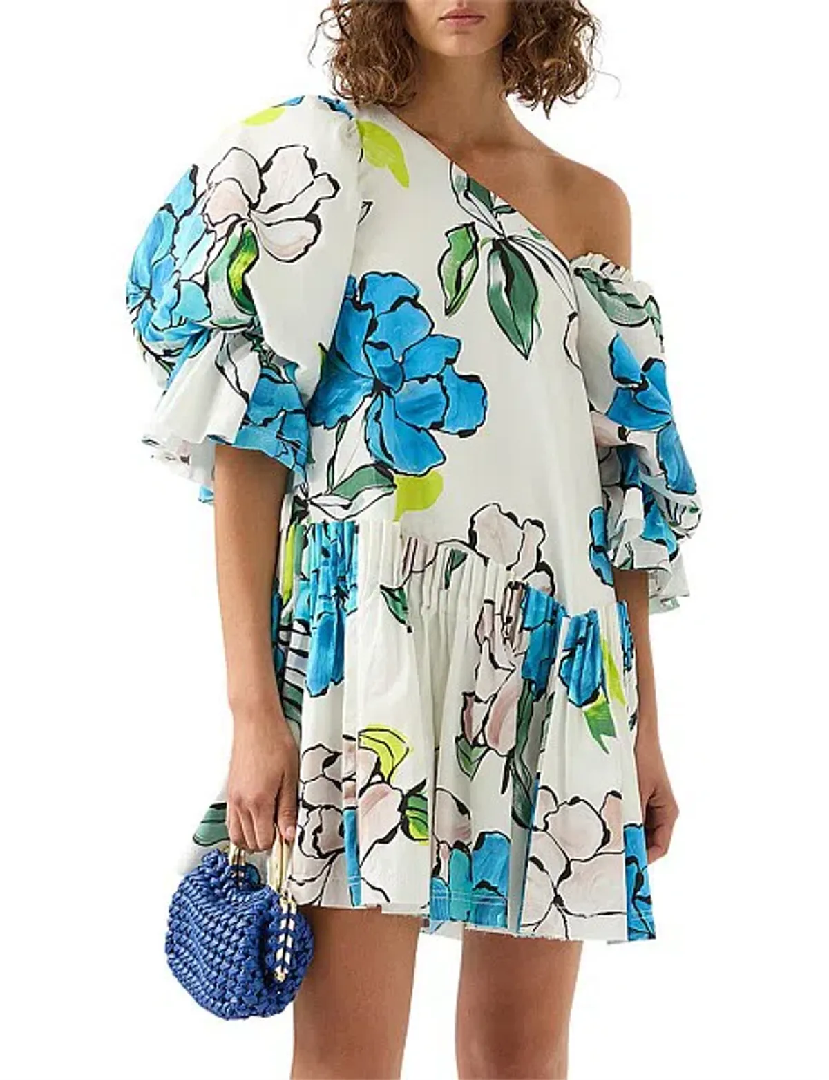 Aje Cy Off Shoulder Smock Dress - Image 1