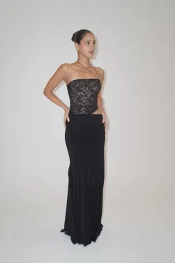 Deconduarte Ilona Maxi Dress Black Size 8 for rent on The Volte - image 2