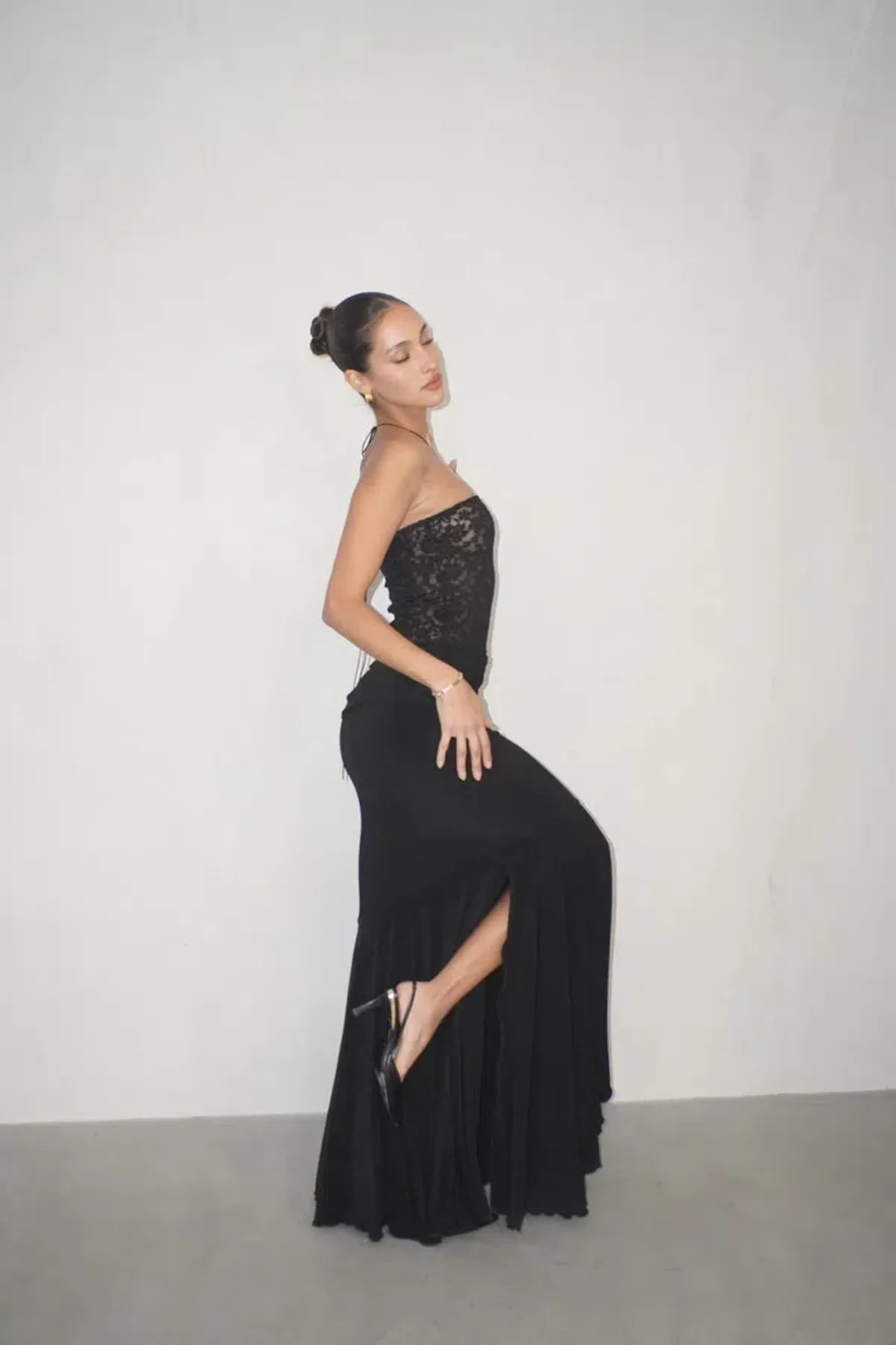 Deconduarte Ilona Maxi Dress Black Size 8 - Image 4