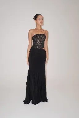 Deconduarte Ilona Maxi Dress Black Size 8 for rent on The Volte - image 3