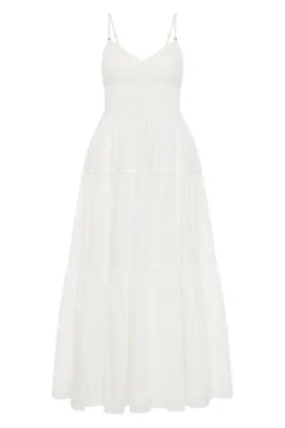 Aje Pendulum Maxi Dress in Ivory Size 6 for rent on The Volte - image 4