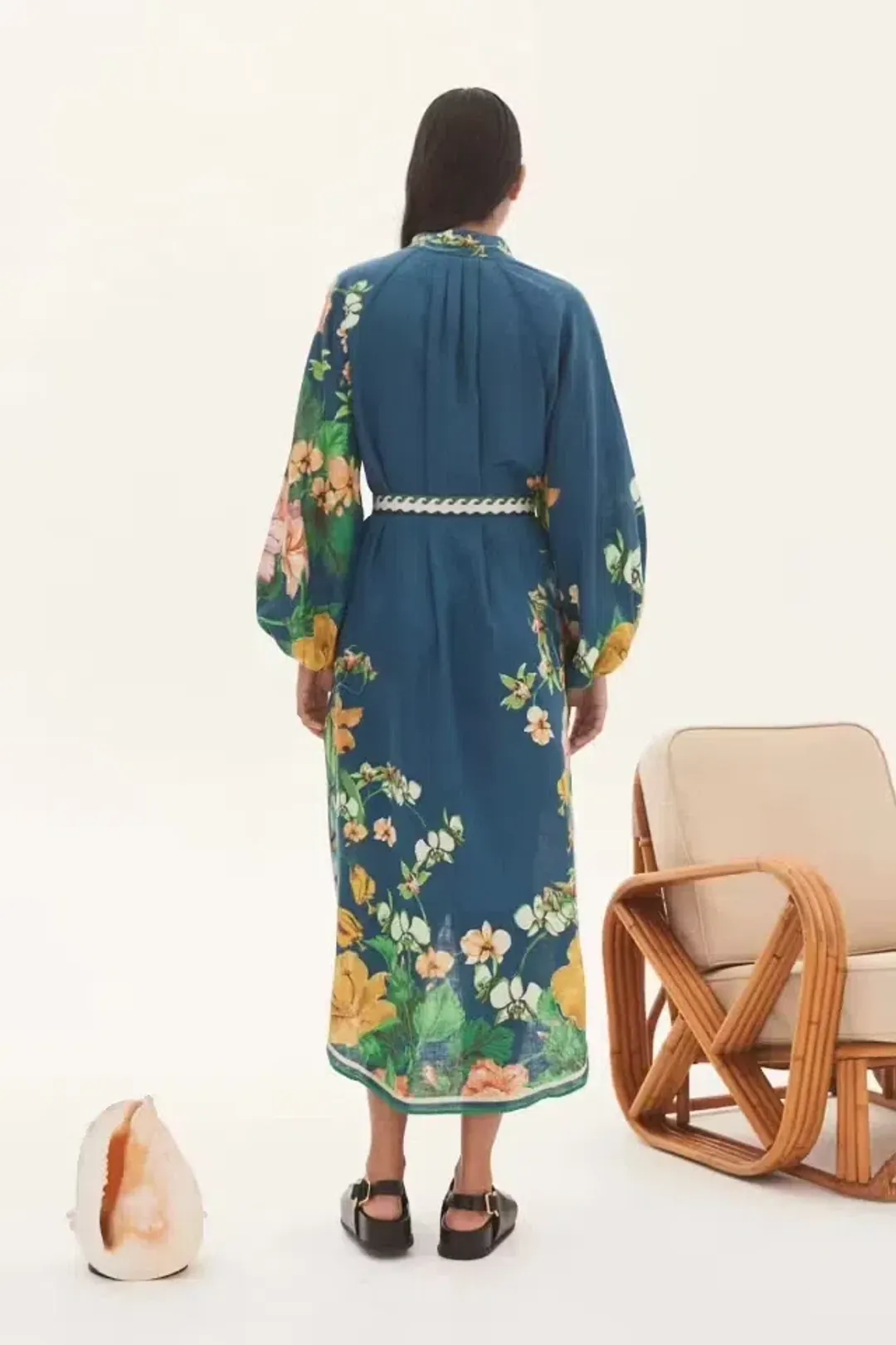 Alemais Lyla Shirt Dress Size 16 for rent on The Volte - main image