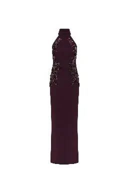 Rebecca Vallance Beatrice Maxi Gown Blackberry Size 10 for rent on The Volte - image 3