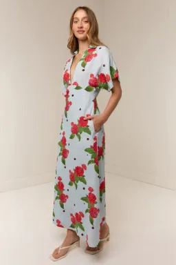 Palm Noosa Jasmine Midi Dress Sky Garden Size 14 for rent on The Volte - image 4