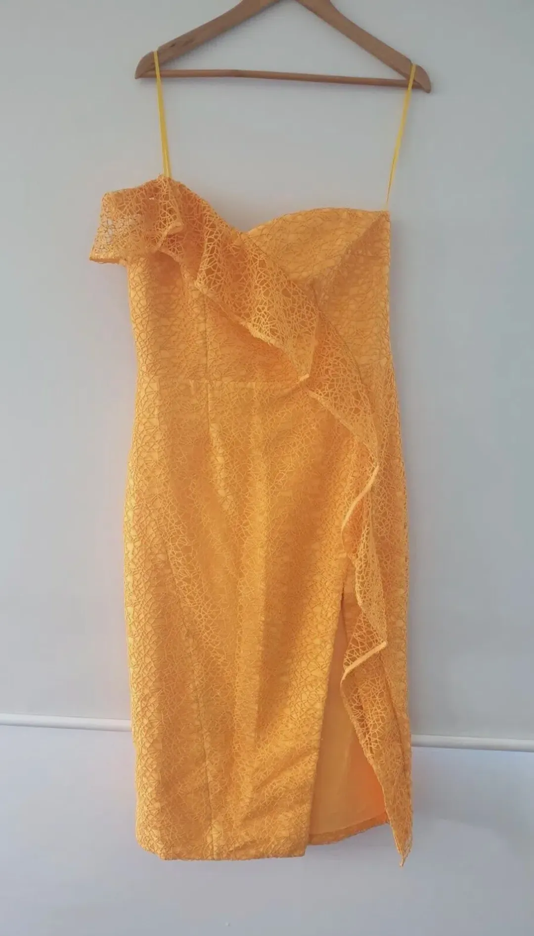 Rebecca Vallance Baha Dress Saffron Yellow In AU 14 US 10 EUR 42 for rent on The Volte - main image