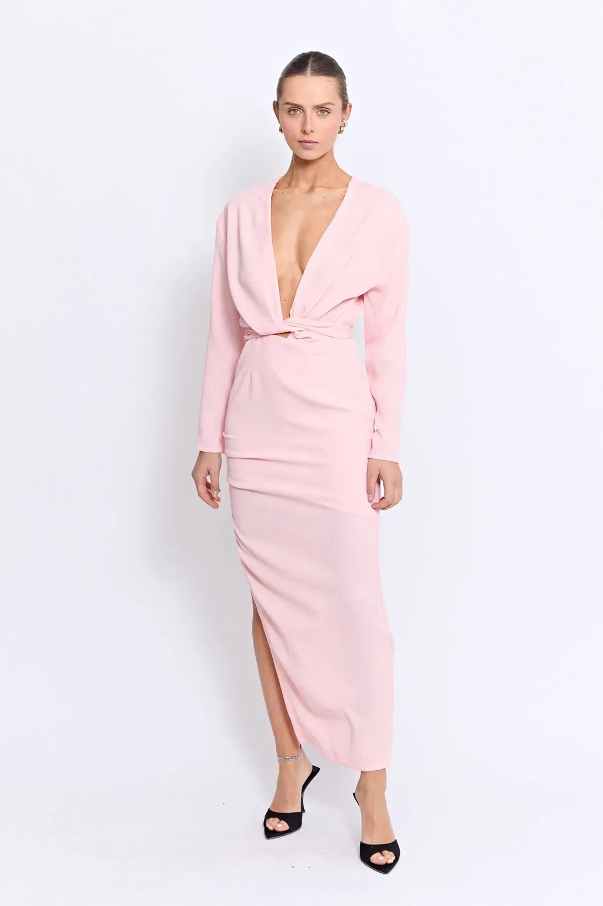 Pfeiffer Pierre Maxi Dress Rose Size S/AU 8 - Image 1