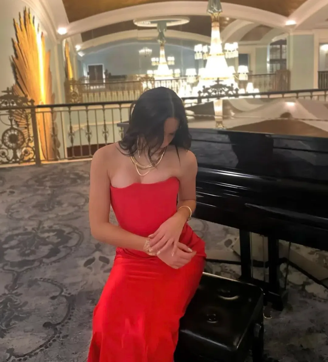 House Of CB Persephone Strapless Corset Maxi Dress Scarlet Red Size M/AU 10 for rent on The Volte - main image