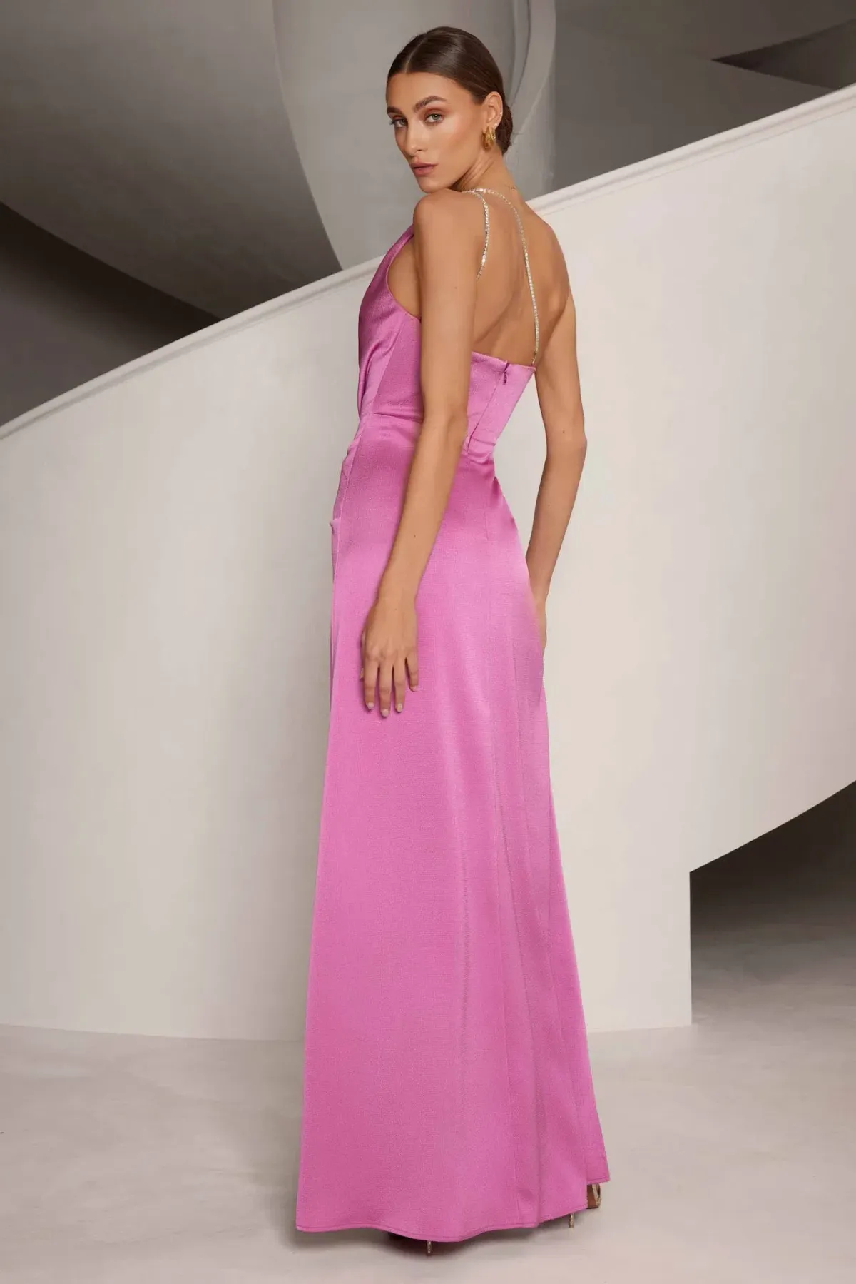 Elle Zeitoune Eleanor Maxi Dress in Orchid Pink Size 8 - Image 2