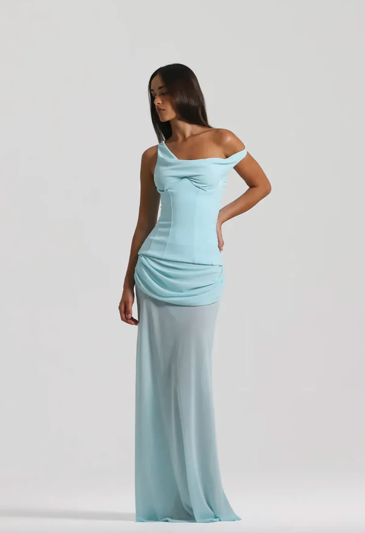 Natalie rolt, Cadence Gown, baby blue, size 8 - Image 1