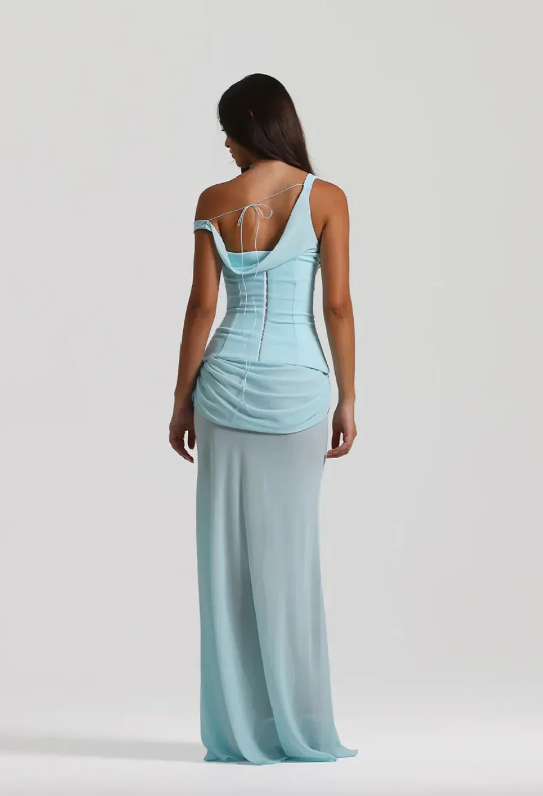 Natalie rolt, Cadence Gown, baby blue, size 10 for rent on The Volte - main image