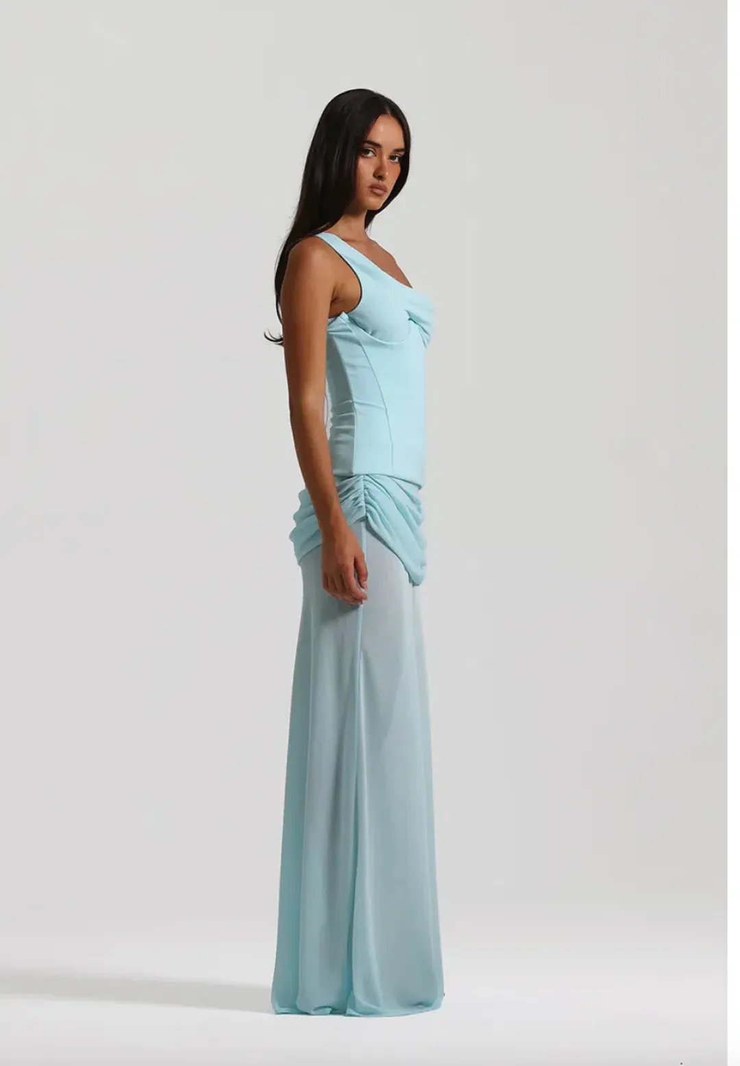 Natalie rolt, Cadence Gown, baby blue, size 10 for rent on The Volte - main image