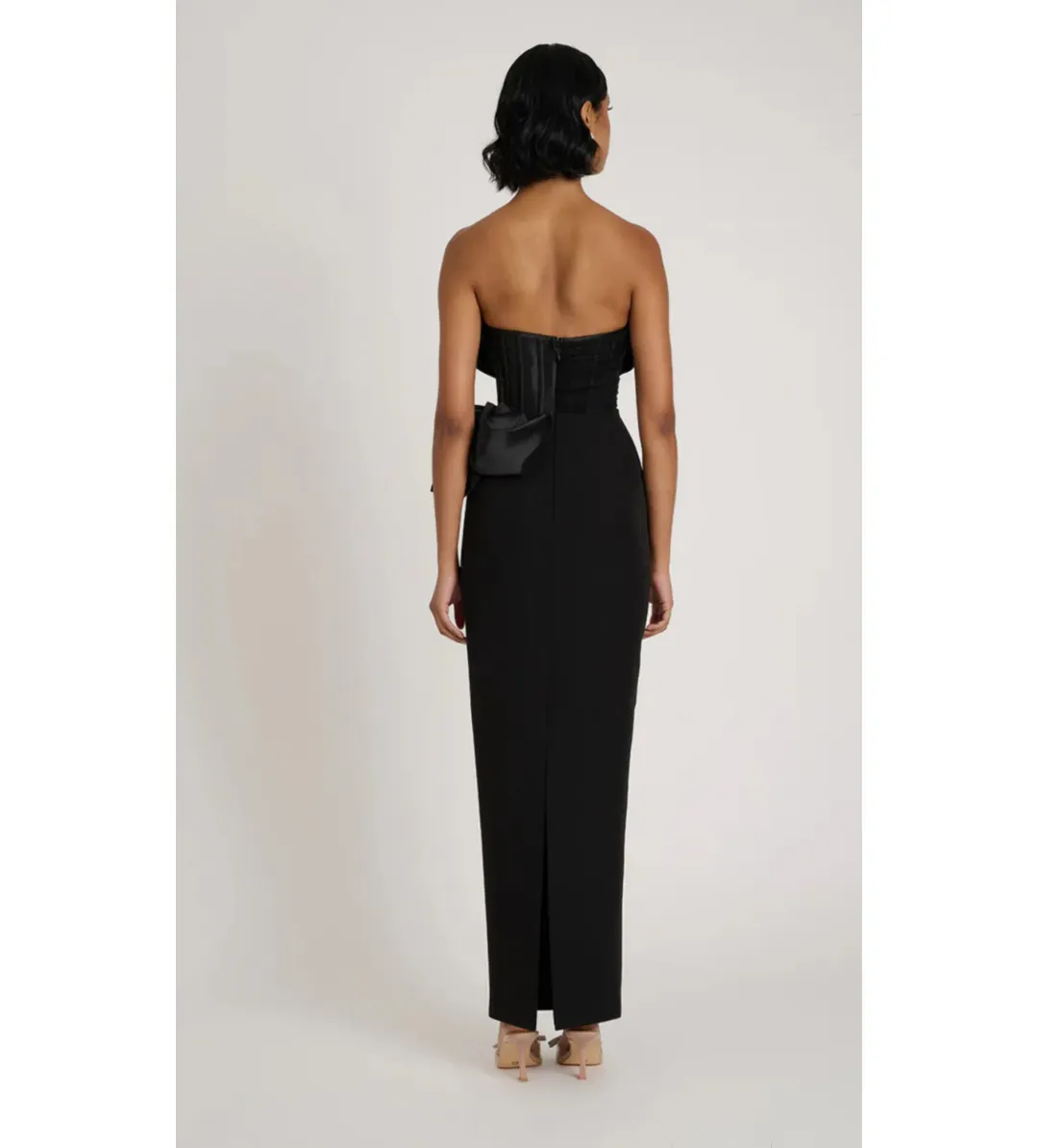 Eliya The Label Auri Gown Black Size 12 for rent on The Volte - main image