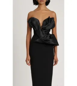 Eliya The Label Auri Gown Black Size 12 for rent on The Volte - image 2