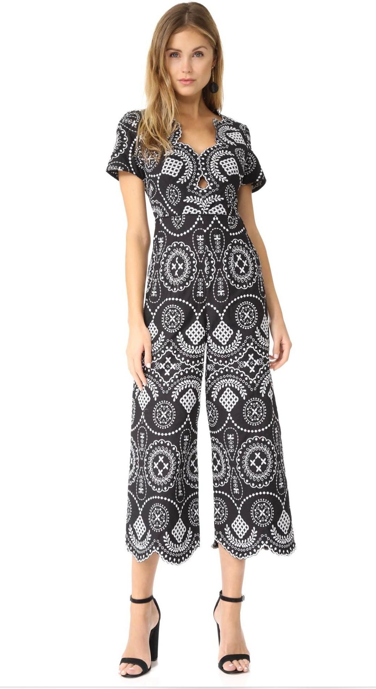 Black white size 12 Alice Mccall Crave you jumpsuit - Image 1