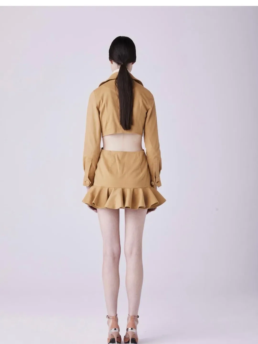 Atoir One Last Time Mini Dress Mustard Yellow Size 10 for rent on The Volte - main image