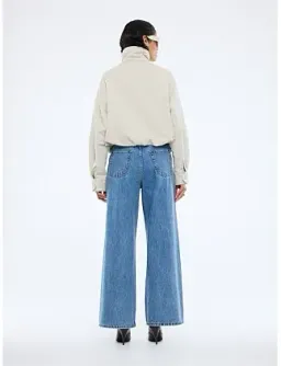 Ena Pelly Zad Bomber Jacket Cream Size 10 for rent on The Volte - image 5