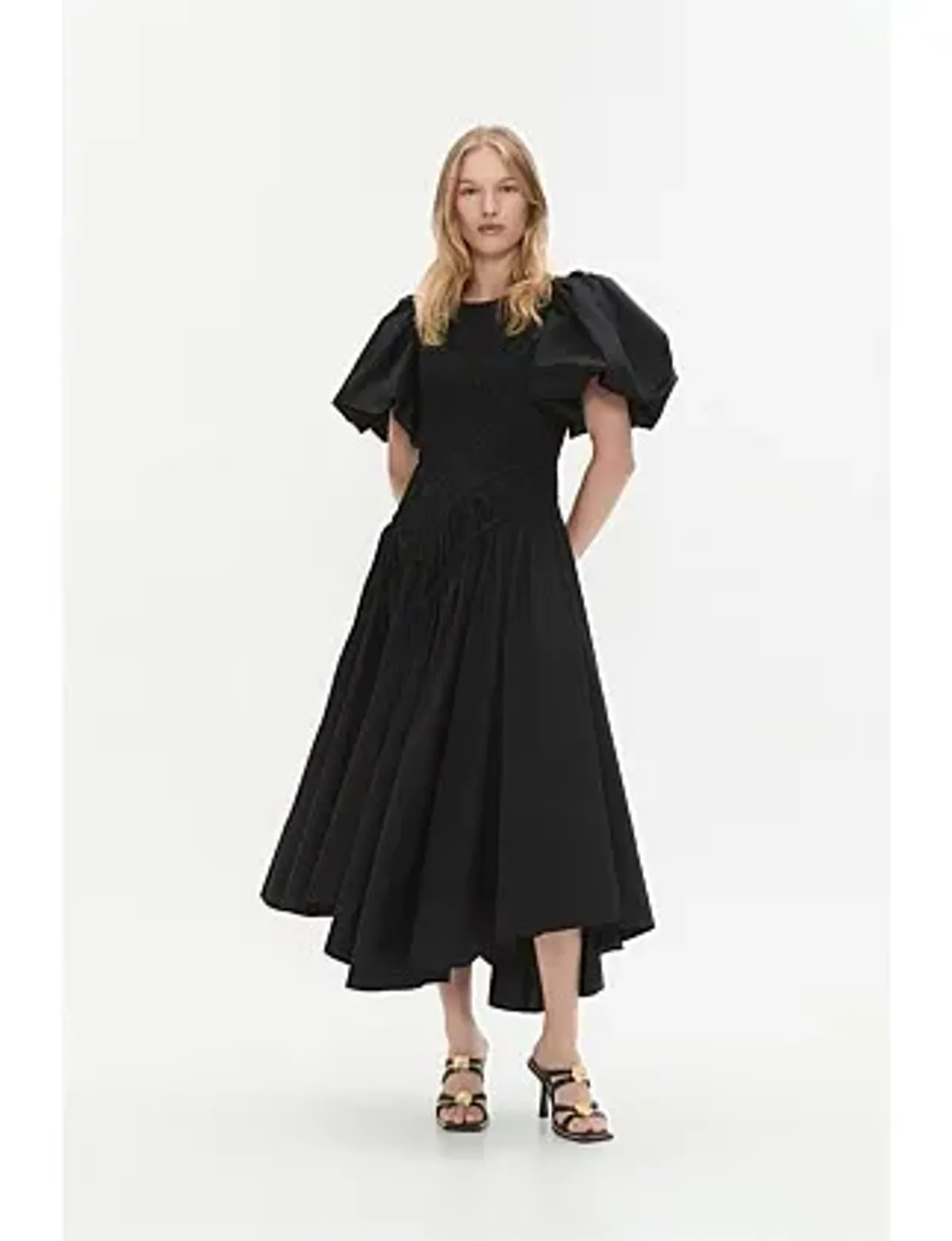 AJE Wisteria Midi Dress Black Size 10 - Image 6