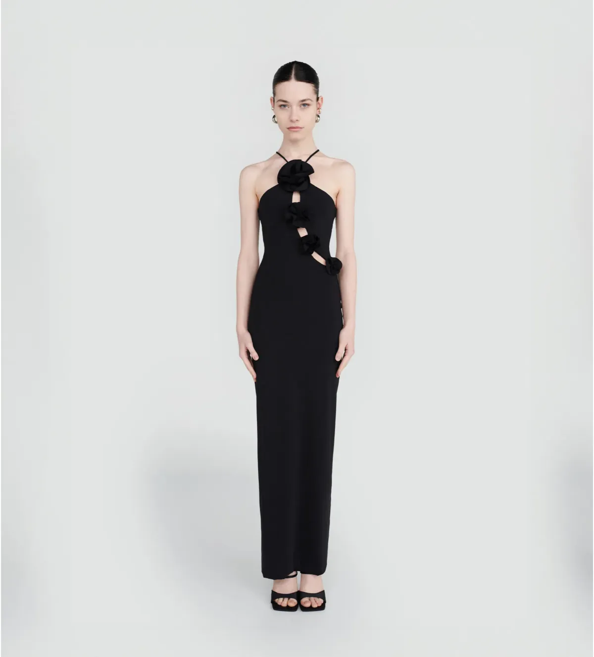 Maygel Coronel Liri Dress in Black (one size fits all) for rent on The Volte - main image