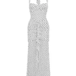 Runaway The Label Tallula Maxi Dress White Polka Dot size Medium / 10 for rent on The Volte - image 6