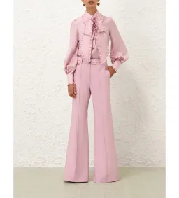 Zimmermann Illuminate Pants Set in Lilac Size 0P / AU 6P for rent on The Volte - image 2