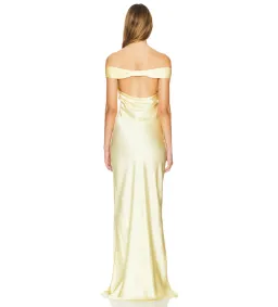 Natalie Rolt Bridget Maxi Dress in Lemon Size 10 for rent on The Volte - image 3