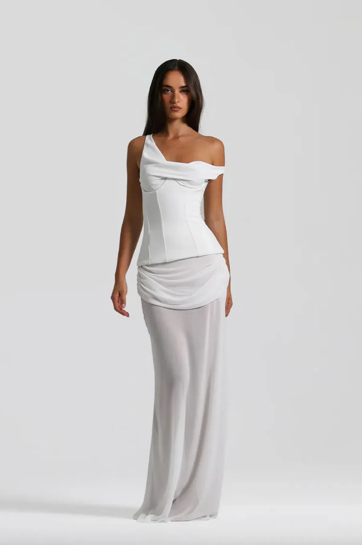 Natalie rolt, Cadence Gown, White, size 10 - Image 1