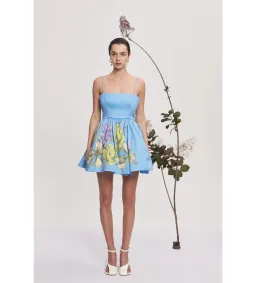 Alemais Donata Mini Dress in Blue Size 6 for rent on The Volte - image 1