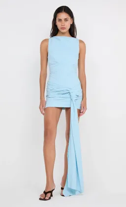 Bec & Bridge Domenic Asym Mini Dress in Sky Blue Size M / AU 10 for rent on The Volte - image 1