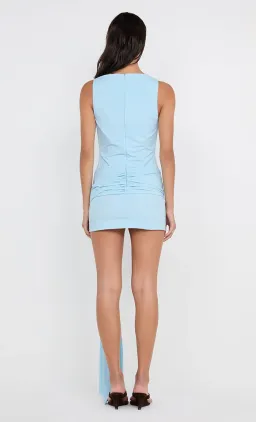 Bec & Bridge Domenic Asym Mini Dress in Sky Blue Size M / AU 10 for rent on The Volte - image 3