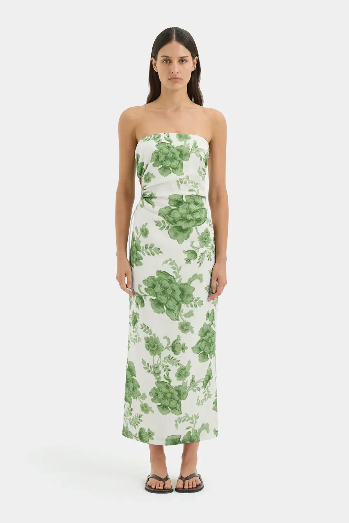 Sir Gardella Strapless Midi Dress - Image 1