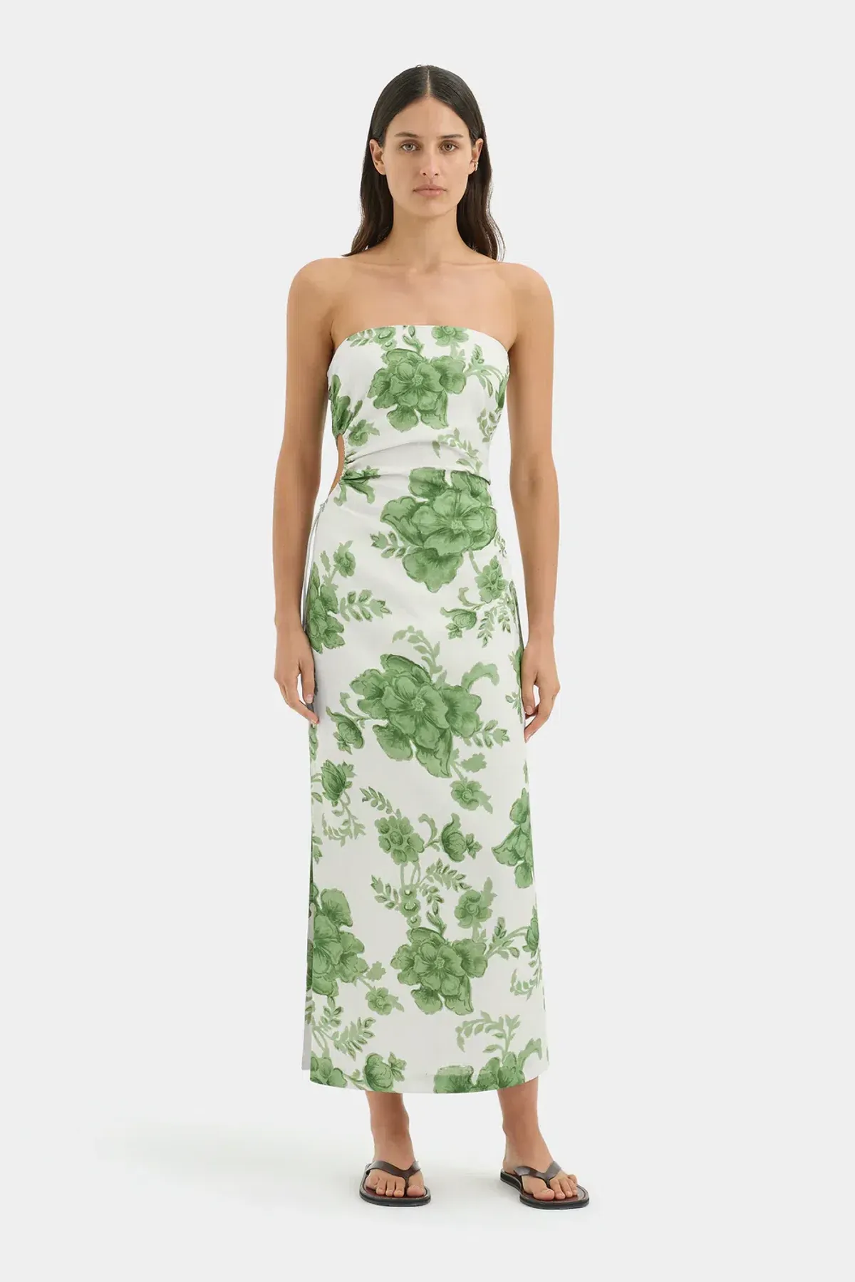 Sir Gardella Strapless Midi Dress - Image 2