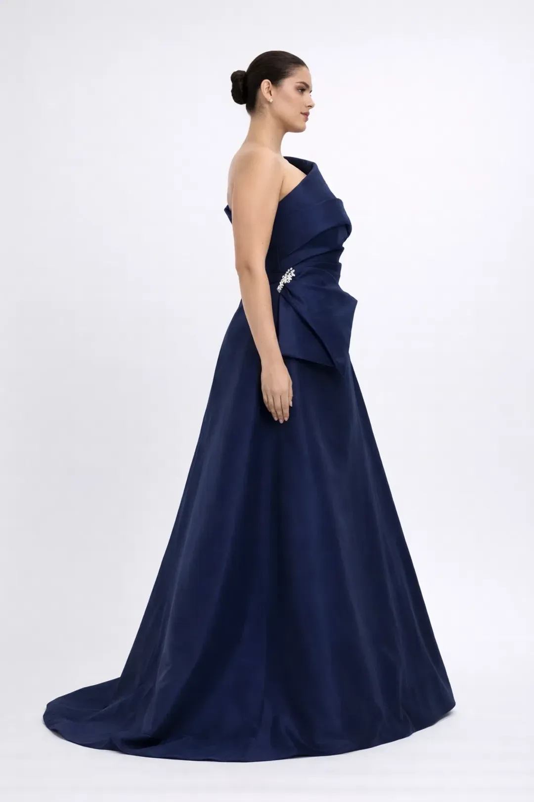 Rachel Gilbert Archer Gown Navy 6/AU18 for rent on The Volte - main image