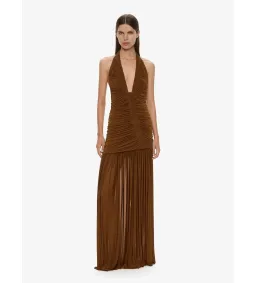 Christopher Esber Orion Gown Maxi Dress Russet Size AU 6 for rent on The Volte - image 1