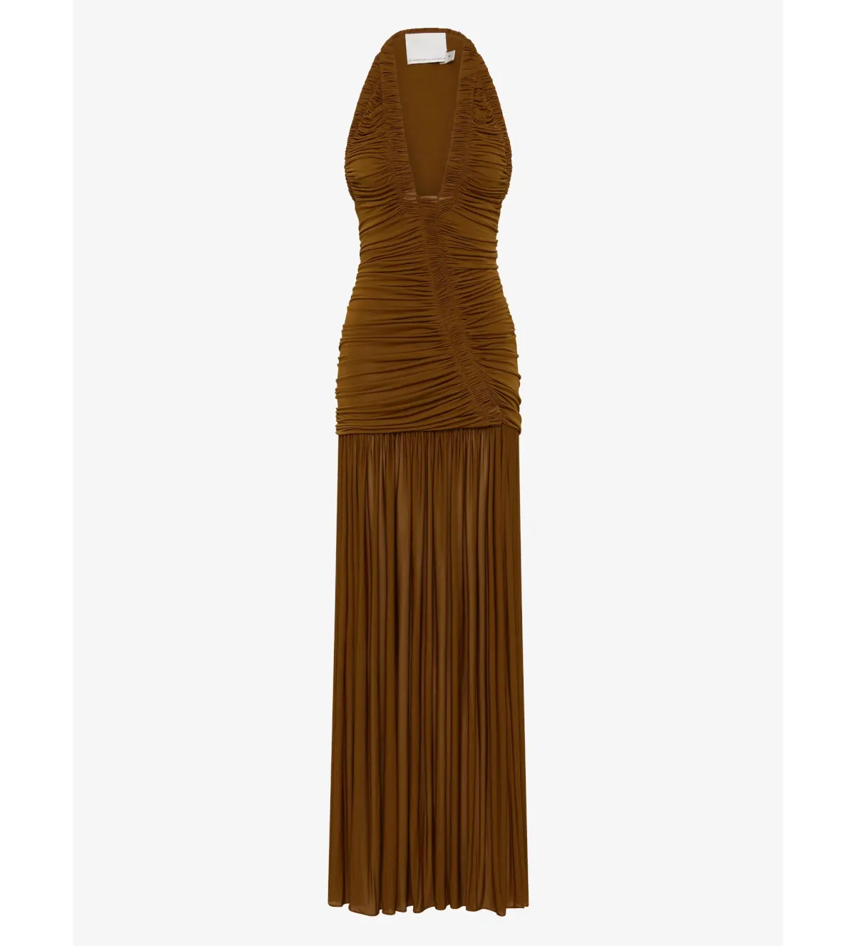 Christopher Esber Orion Gown Maxi Dress Russet Size AU 6 - Image 3