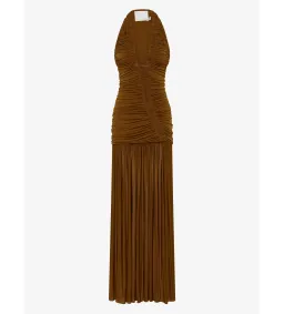 Christopher Esber Orion Gown Maxi Dress Russet Size AU 6 for rent on The Volte - image 3