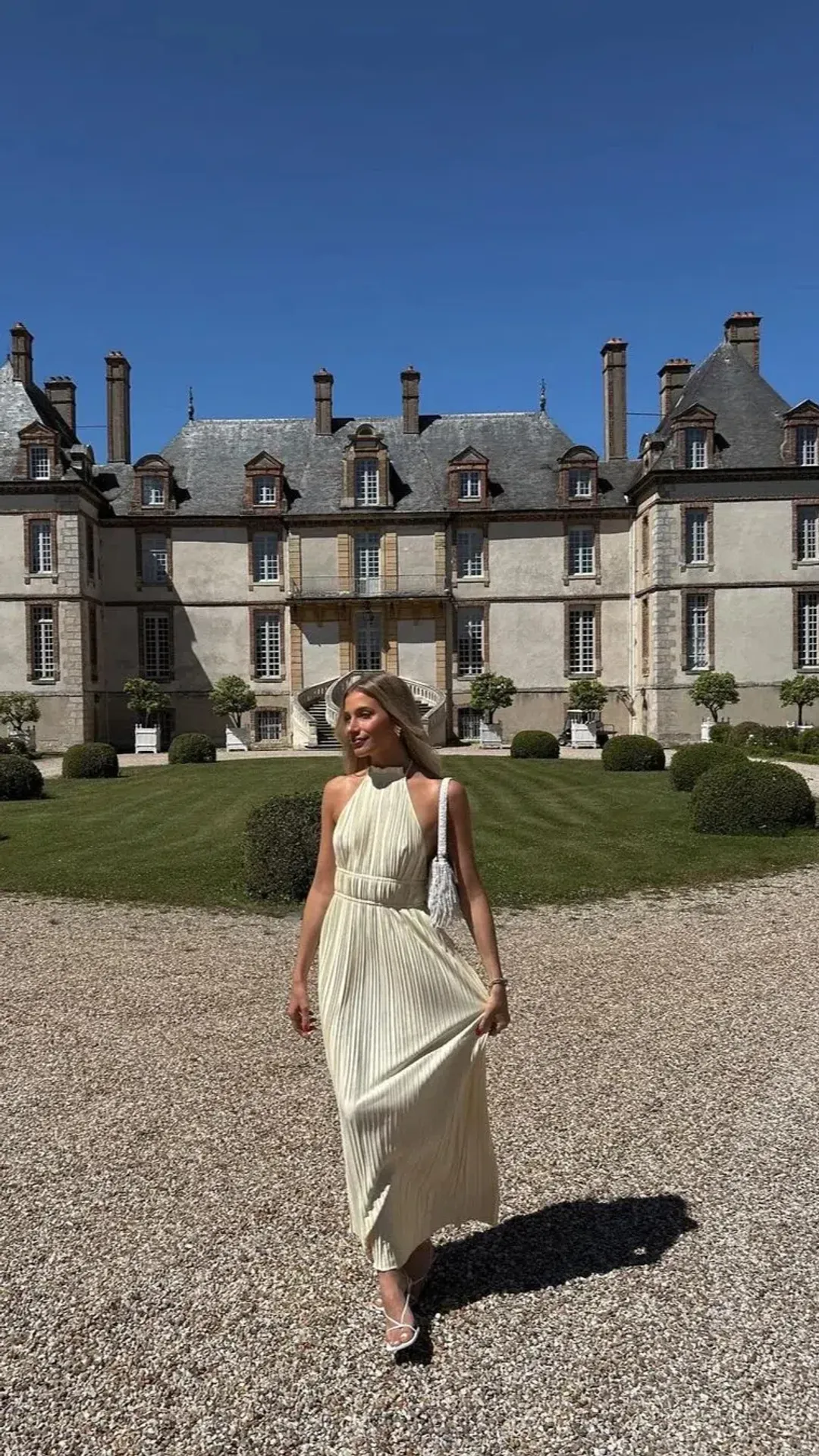 Billy J Boutique - Frances Maxi Dress in Yellow - Size 8 for rent on The Volte - main image