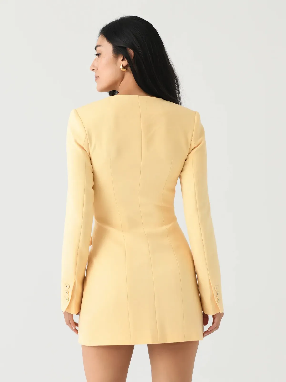 ANNA QUAN Eva Dress Butter Yellow 8 - Image 6