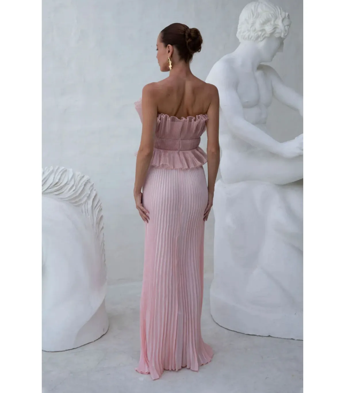 L'Idee Masquerade Maxi Gown in Ballet Shimmer Size AU 10 - Image 2