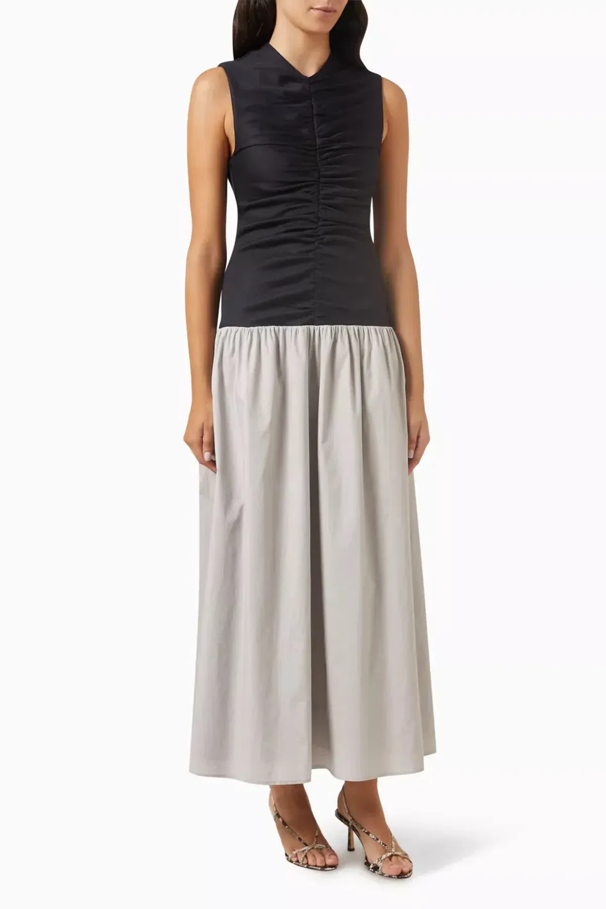 Anna Quan Isla Dress Grey Size 6 - Image 2