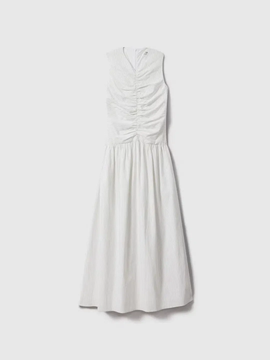 ANNA QUAN Arabella Maxi Dress Taupe Stripe 8 for rent on The Volte - main image