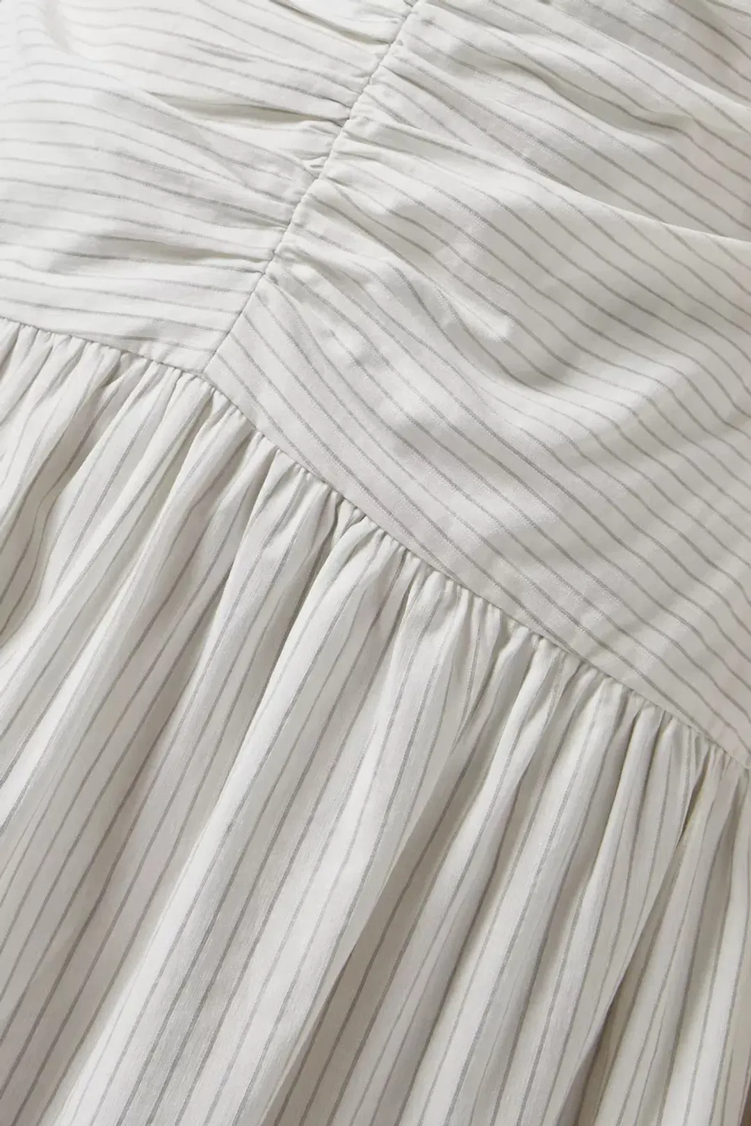 ANNA QUAN Arabella Maxi Dress Taupe Stripe 8 for rent on The Volte - main image