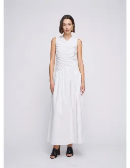 ANNA QUAN Arabella Maxi Dress Taupe Stripe 8 for rent on The Volte - image 5