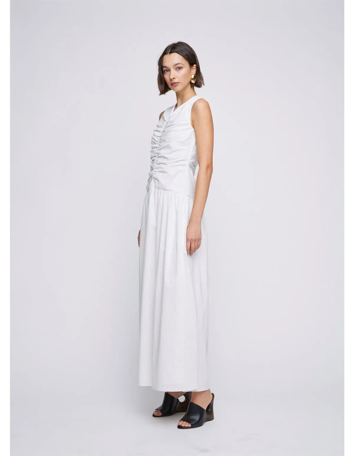 ANNA QUAN Arabella Maxi Dress Taupe Stripe 8 - Image 6