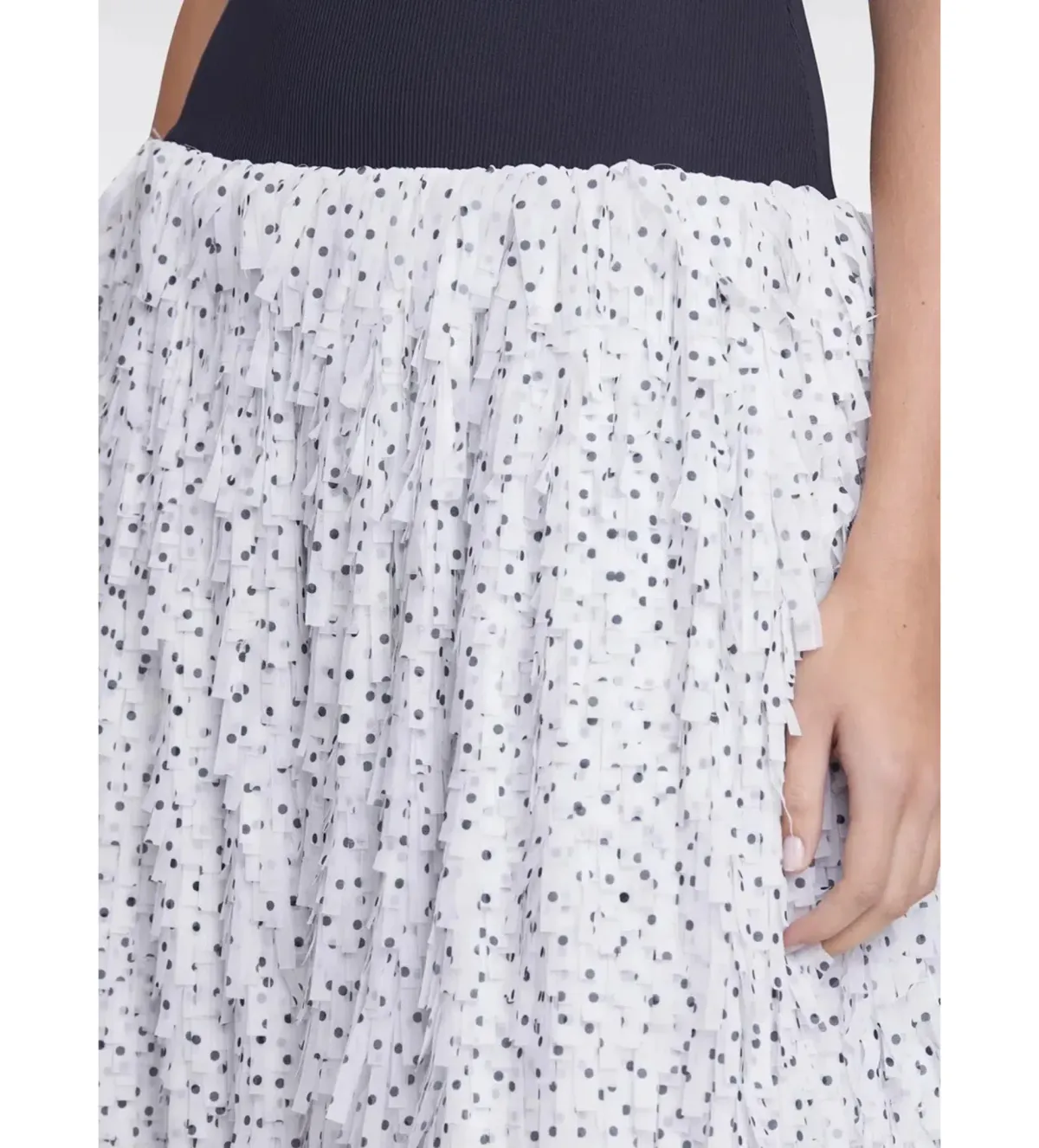 Anna Quan Leni Maxi Dress Spot Fringe Size AU 6 - Image 4