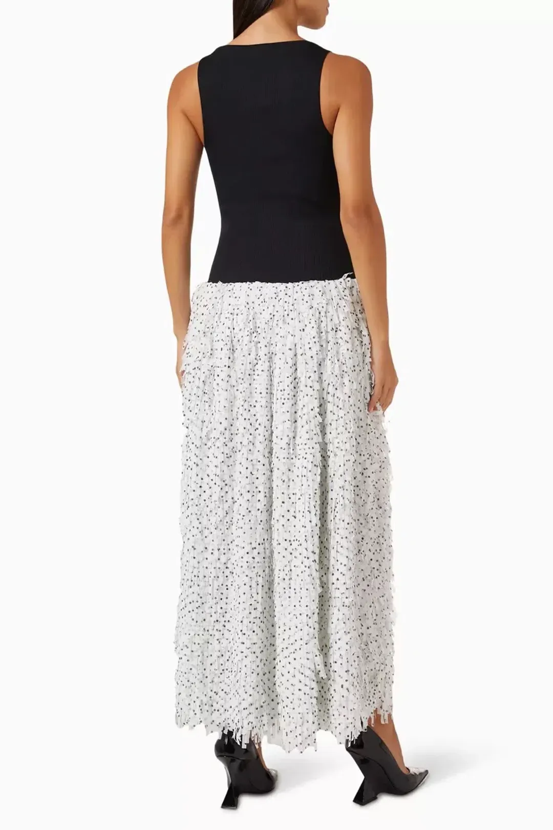 ANNA QUAN Leni Dress Spot Fringe 6 for rent on The Volte - main image