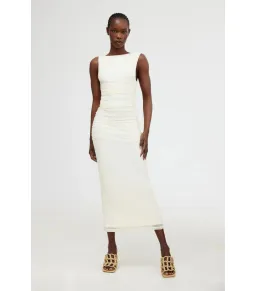 Significant Other Saria Midi Dress White Size AU 12 for rent on The Volte - image 1