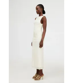 Significant Other Saria Midi Dress White Size AU 12 for rent on The Volte - image 2