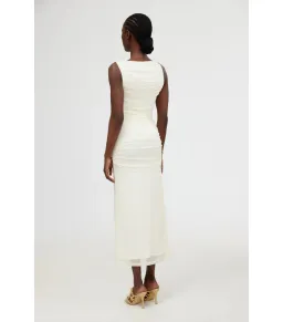 Significant Other Saria Midi Dress White Size AU 12 for rent on The Volte - image 3